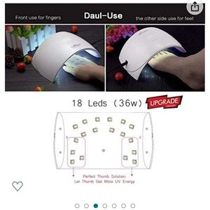 36W LED UV Nail Lamp